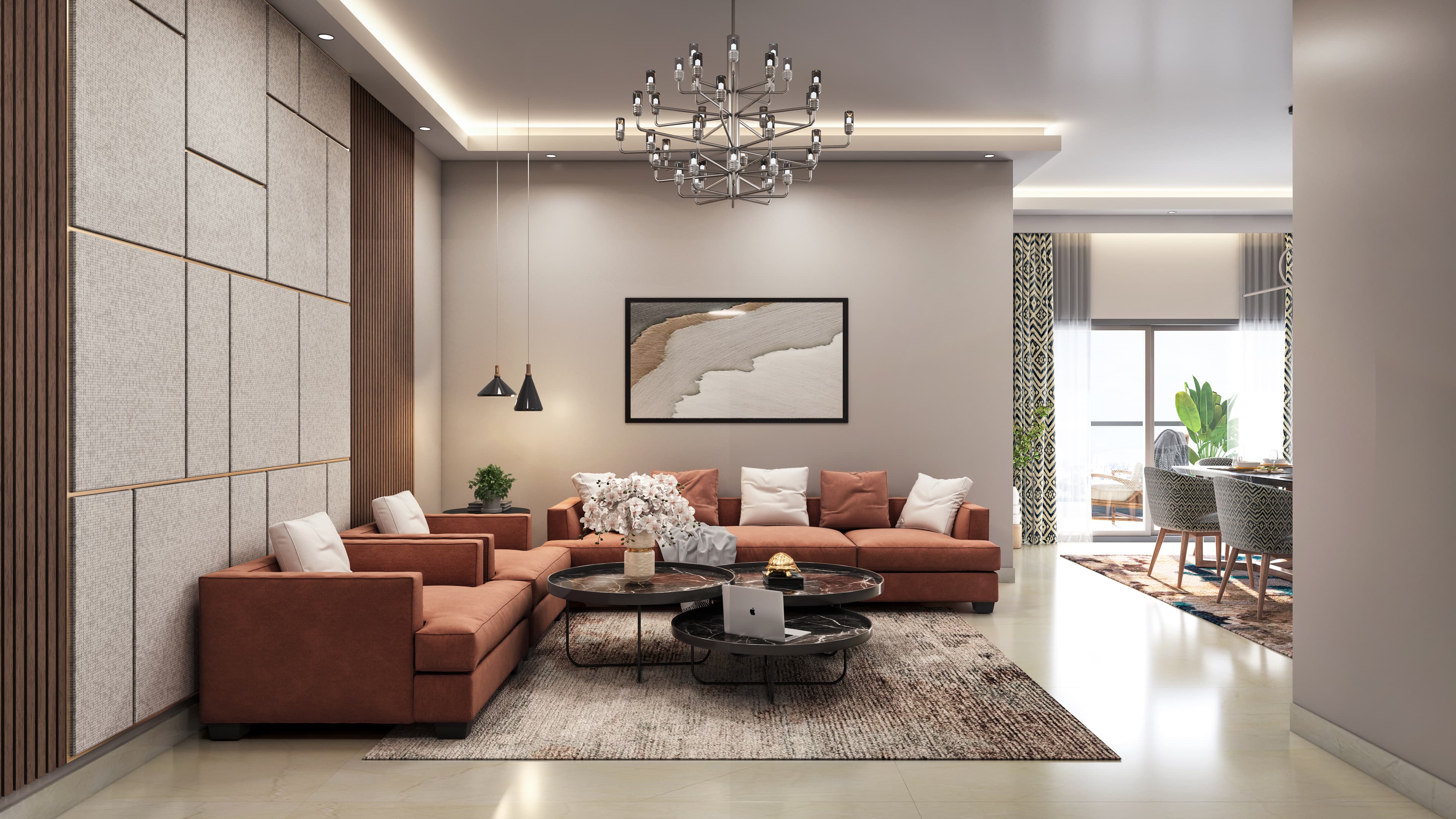 Spacious Living Room